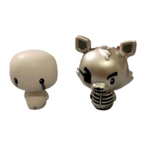 Five Nights at Freddy's Silver Foxy and Crying Child (2) New Figures Open Packs